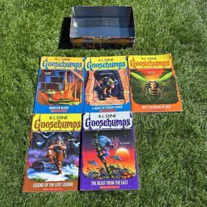 Vintage Goosebumps Books R. L. Stine Lot‎ Of 5 Paperback Horror Scary